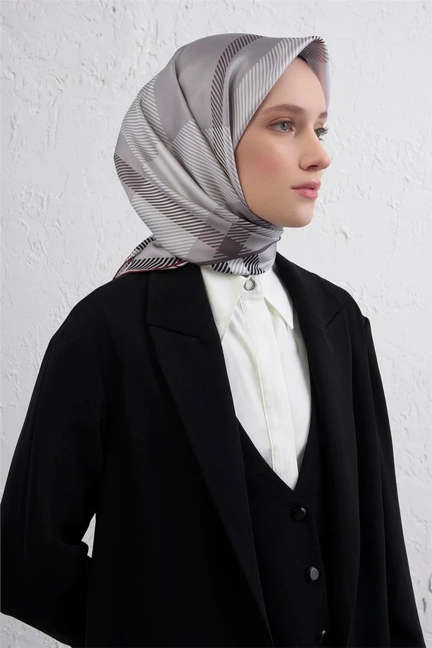 80 Armine Twill İpek Eşarp 9418D