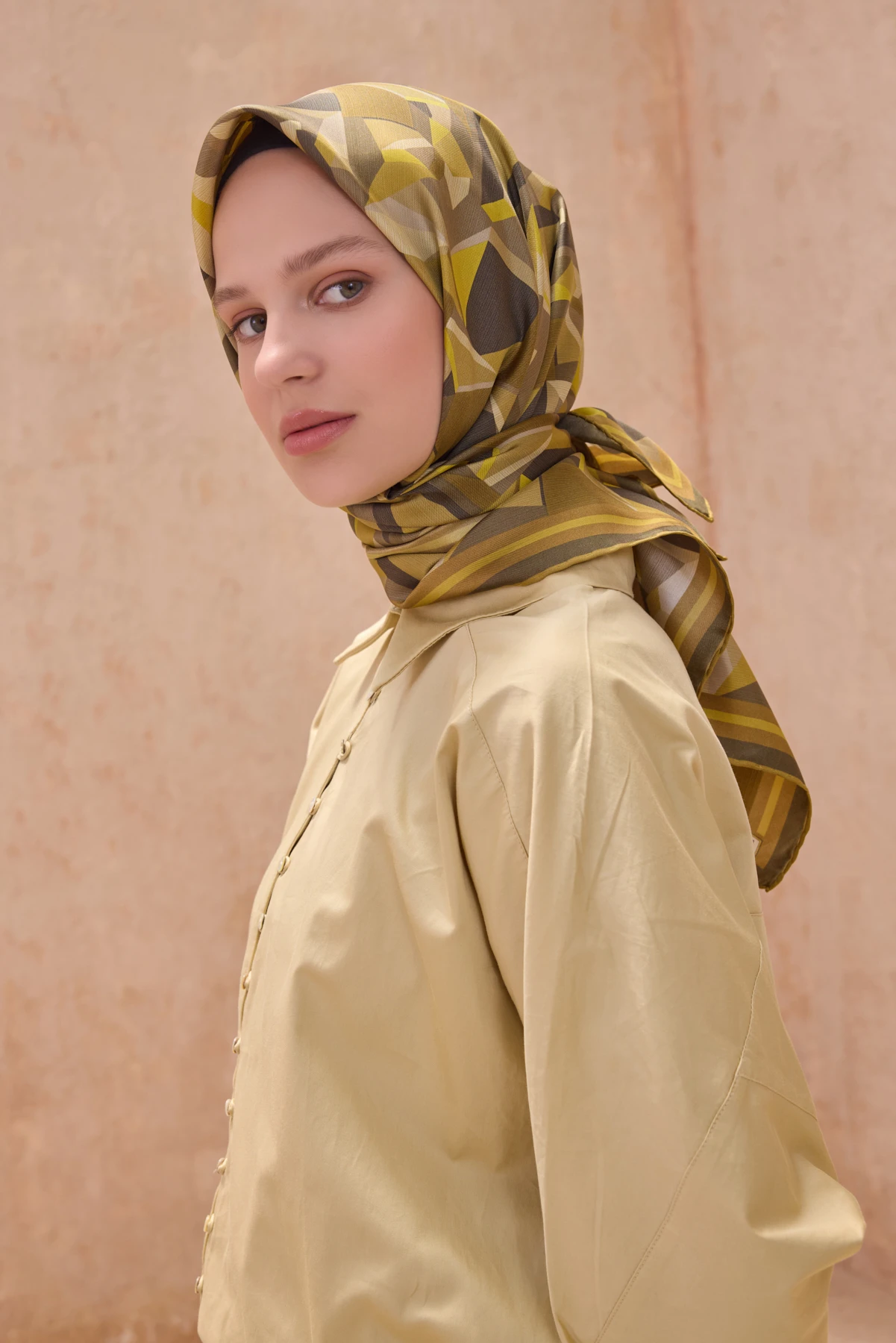 80 Belli Twill İpek Eşarp 4106D