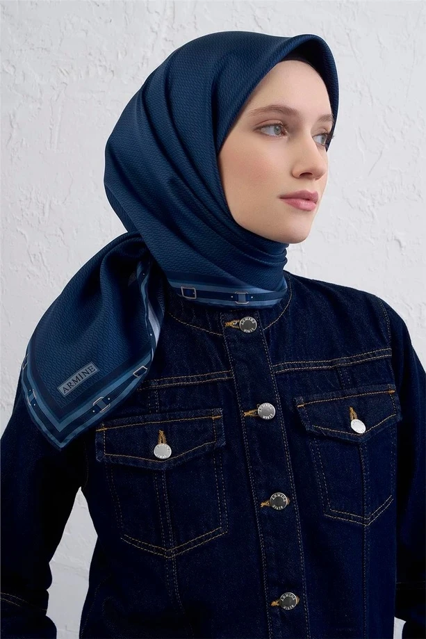 81 Armine Twill İpek Eşarp 9401D