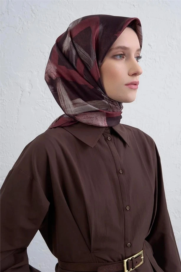 81 Armine Twill İpek Eşarp 9413D