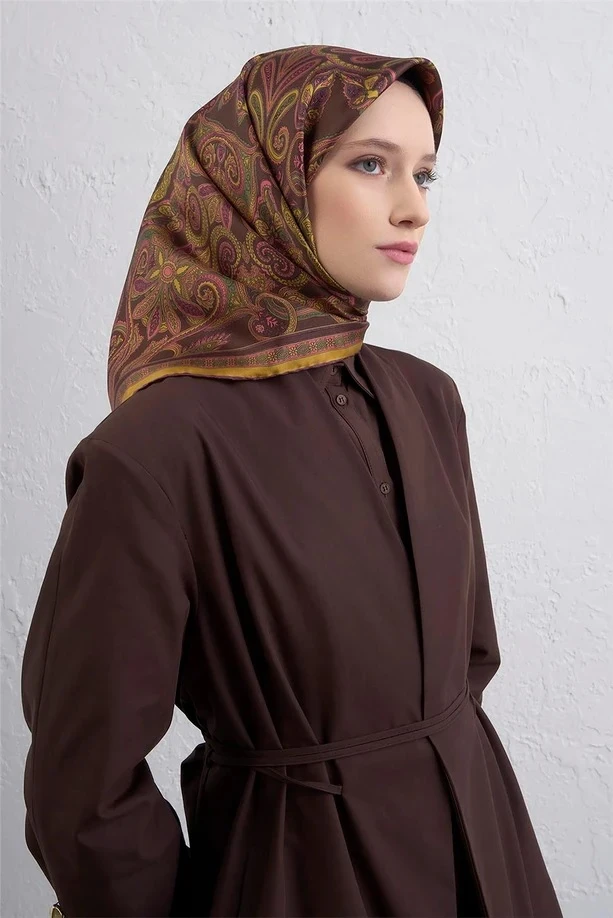 81 Armine Twill İpek Eşarp 9421D