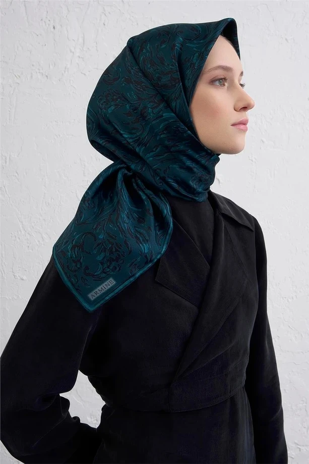 81 Armine Twill İpek Eşarp 9431D