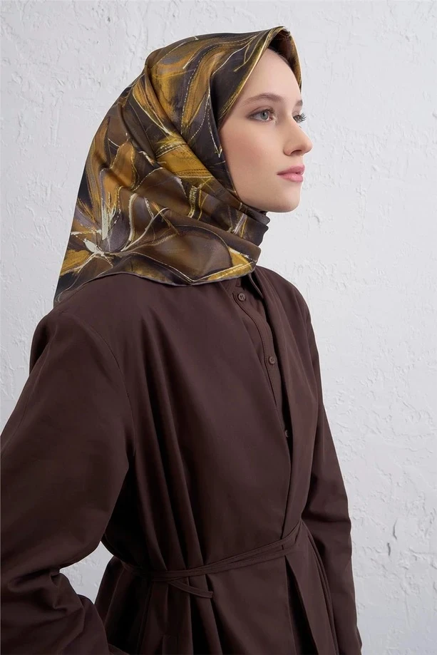 82 Armine Twill İpek Eşarp 9406D