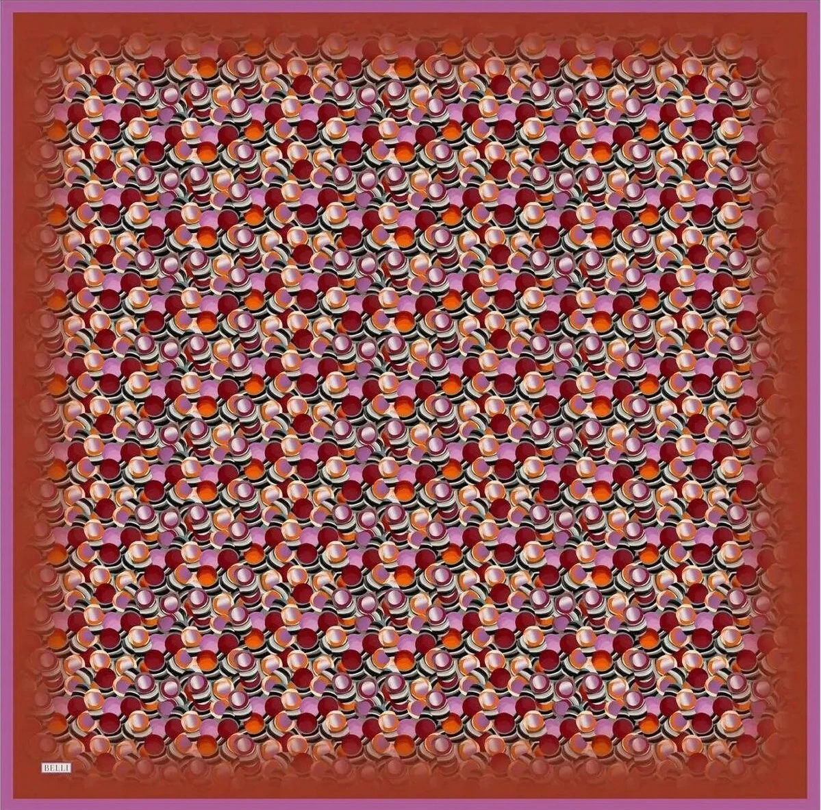 83 Belli Twill İpek Eşarp 4021D