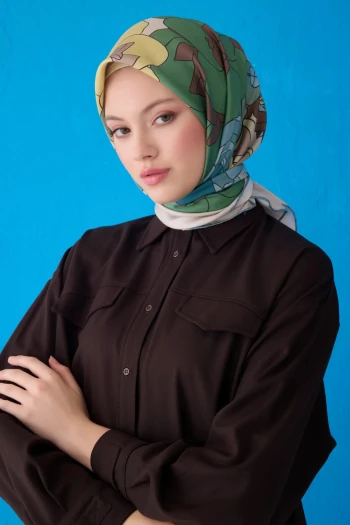 86 Belli Twill İpek Eşarp 4127D