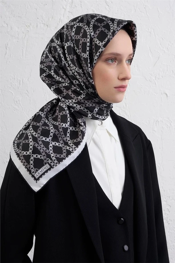 89 Armine Twill İpek Eşarp 9410D
