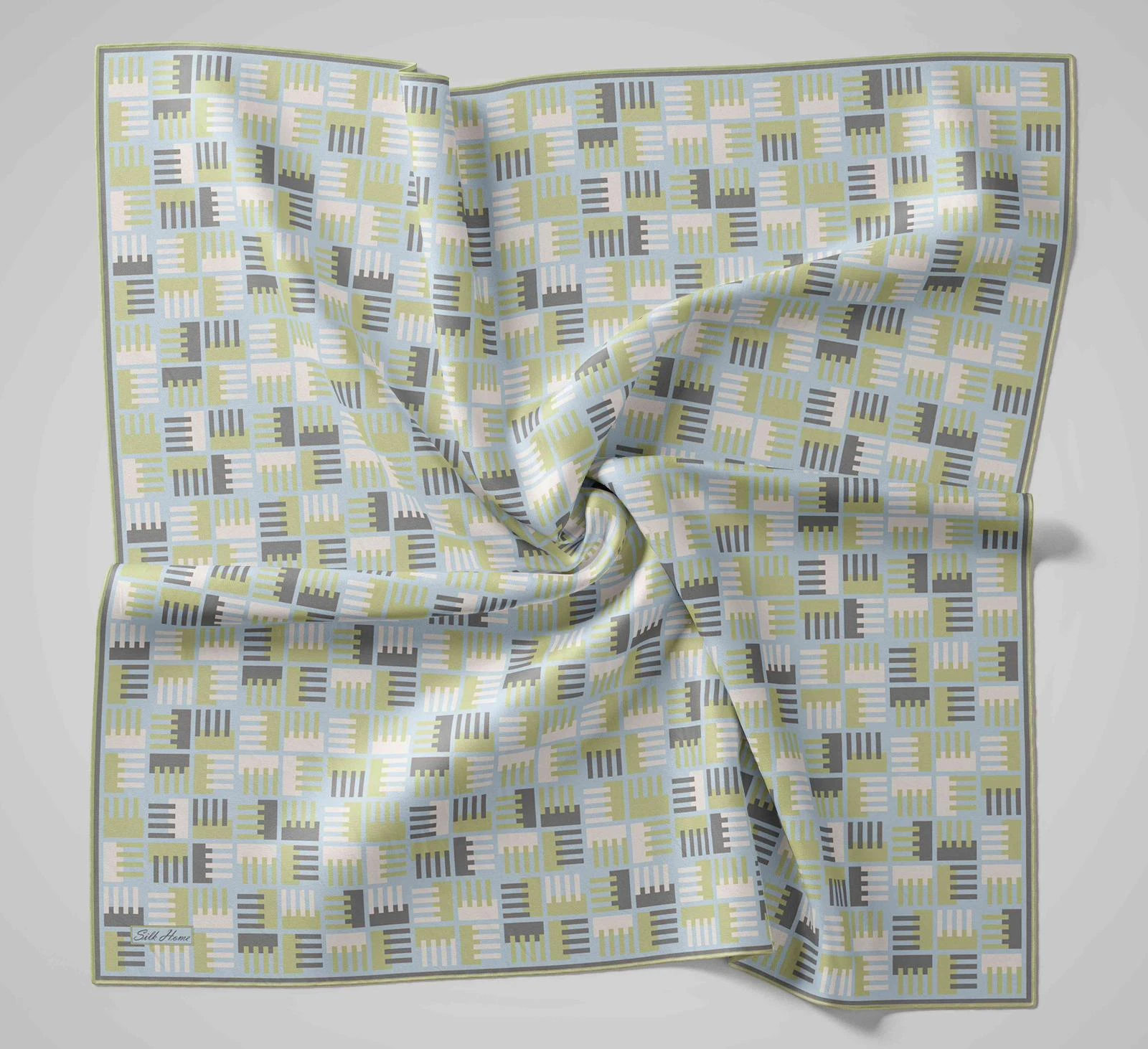 Açık Yeşil Silk Home Yaz Esintisi Eşarp