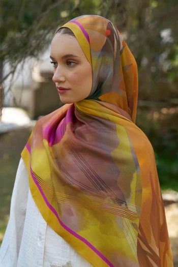 Hardal Ed Scarf Inspired Volen Desen Şal