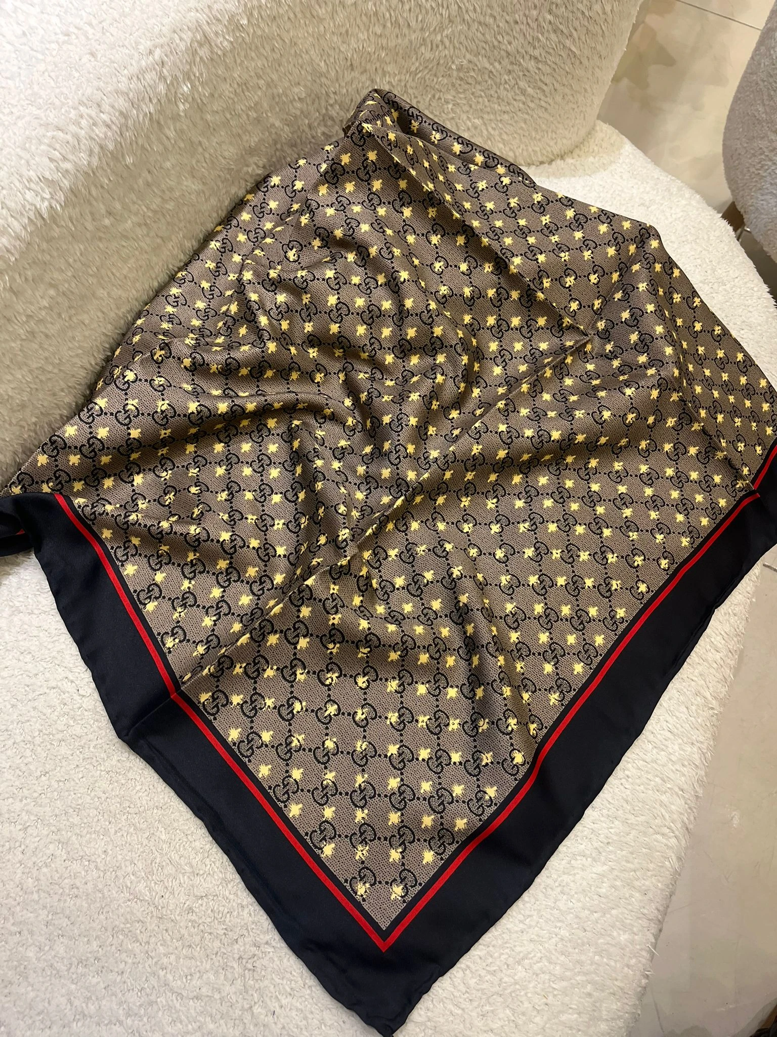 Kahve Sima İthal GUCCI Eşarp