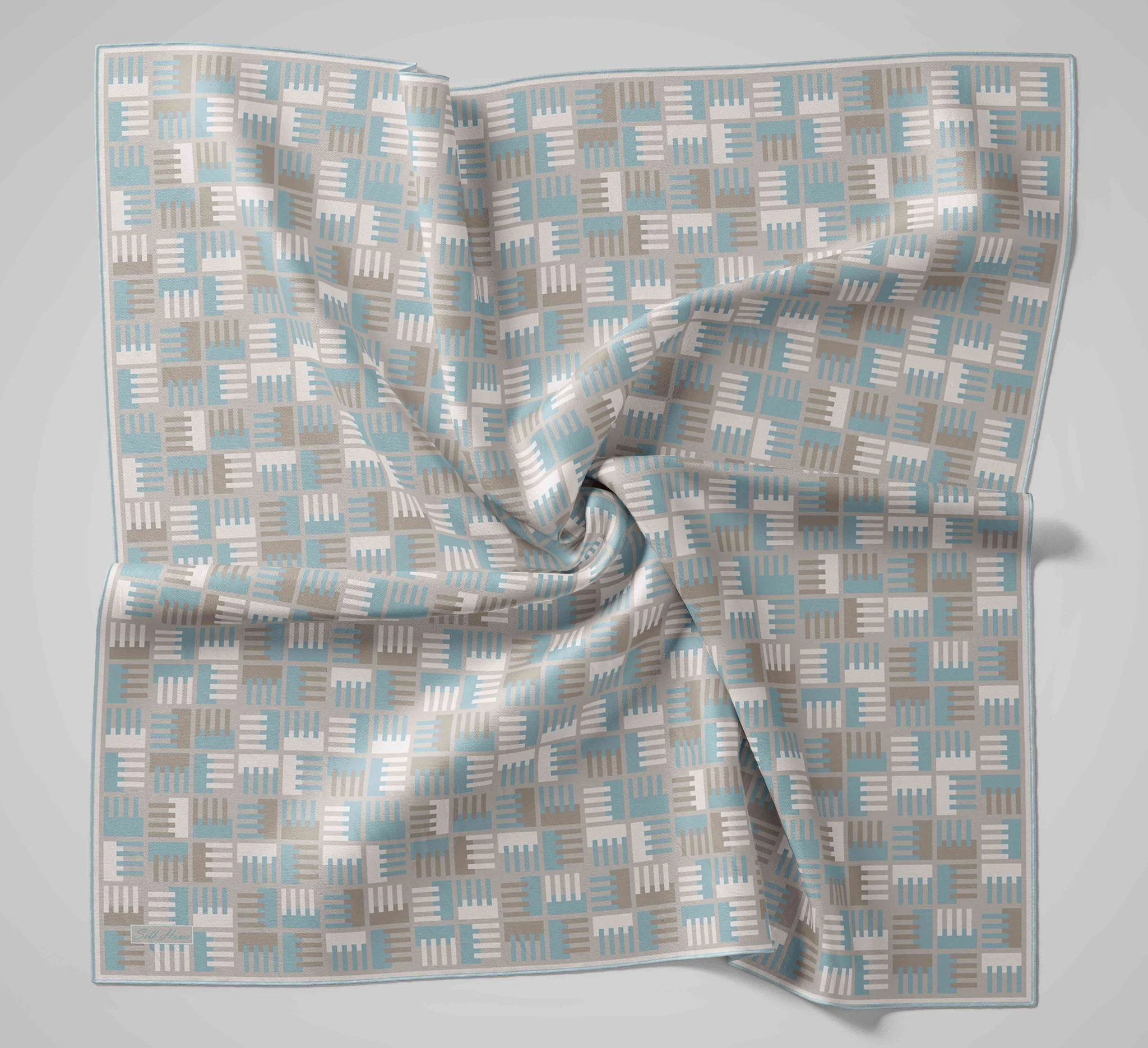 KOT MAVİ Silk Home Yaz Esintisi Eşarp