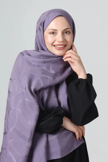 Leylak Harem Scarf Noura Diamond Hüma Şal