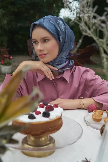 Mor Ed Scarf Rosa Modal Eşarp
