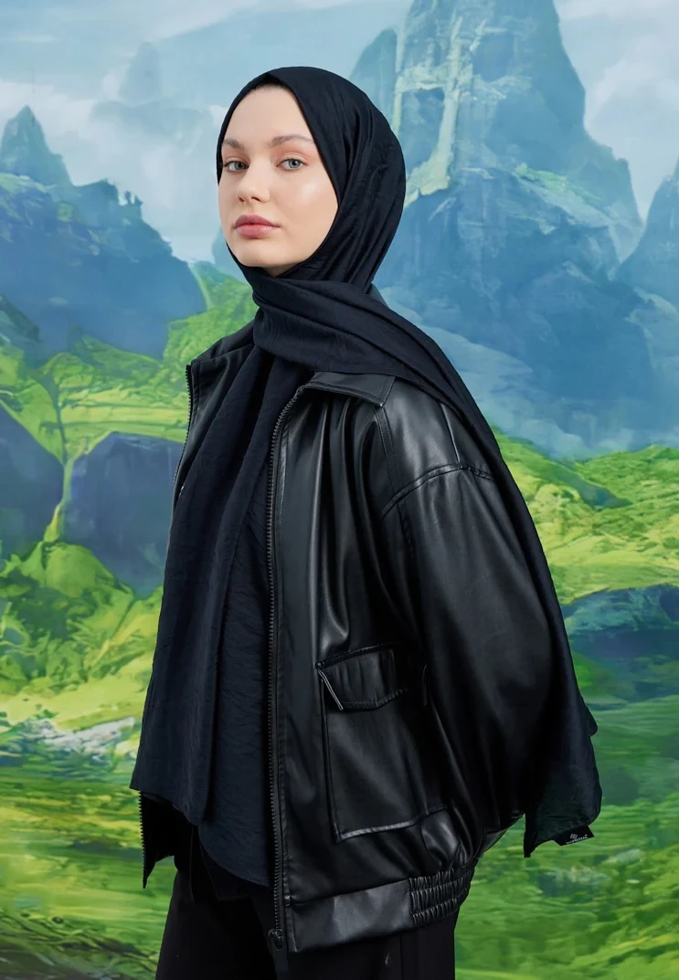SİYAH Emproyal Tensel Karla Şal