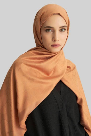 TABA Maisa Rind Jakarlı İpek Şal