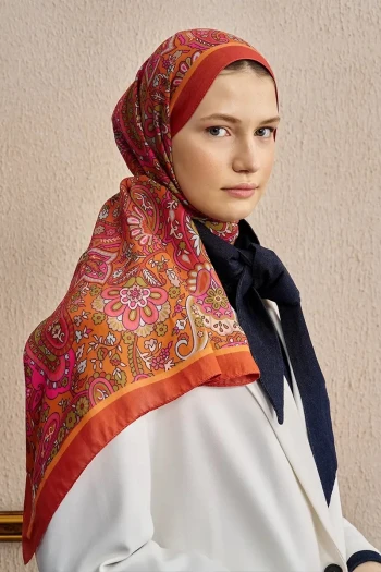 Turuncu Ed Scarf Celebrity Bliss Şal