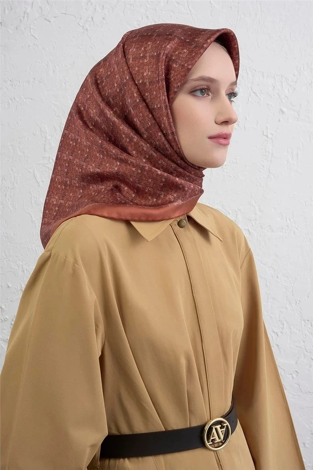 08 Armine Twill İpek Eşarp 9405D