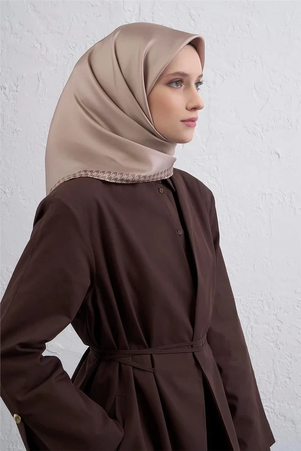 09 Armine Twill İpek Eşarp 9443D