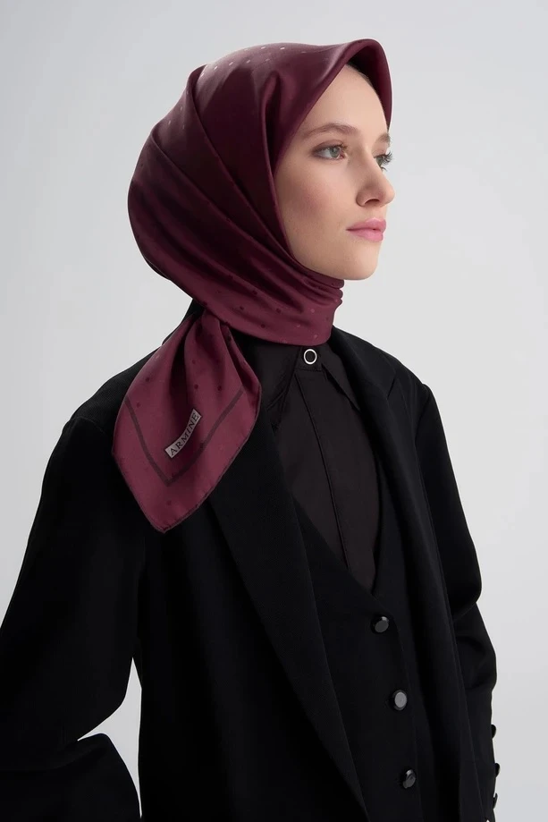 22 Armine Twill İpek Eşarp 8668D