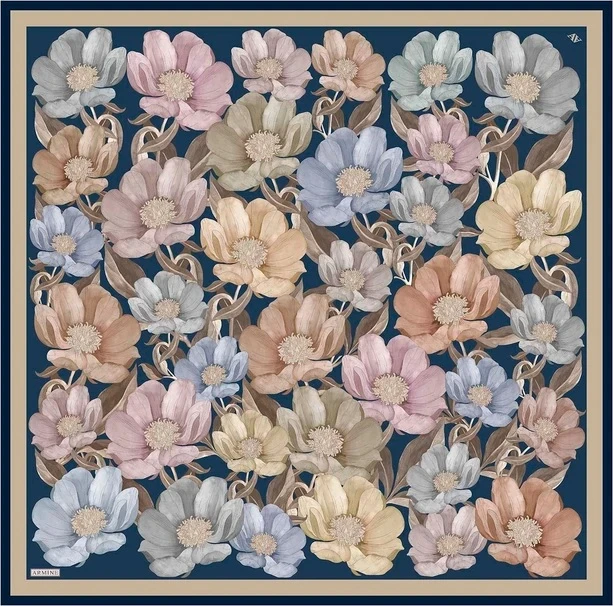 37 Armine Twill İpek Eşarp 9403D