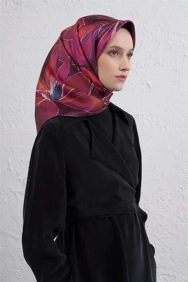 51 Armine Twill İpek Eşarp 9406D