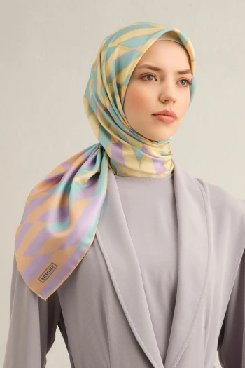 55 Armine Twill İpek Eşarp 9325D