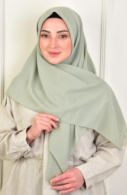 Çağla Sima Medine İpeği Büyük Boy Eşarp