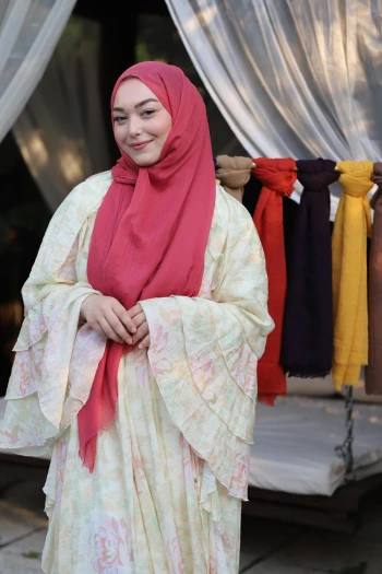 GÜL PEMBE Sima Dubai Şal