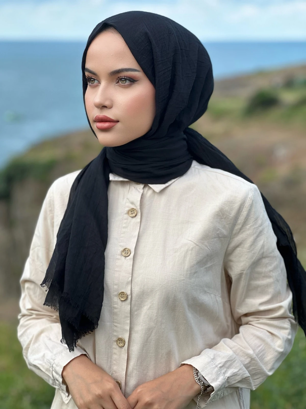 LACİVERT Sima Dubai Şal
