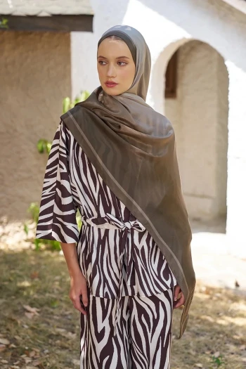 NEFTİ ED Scarf Inspired Degrade Desen Şal