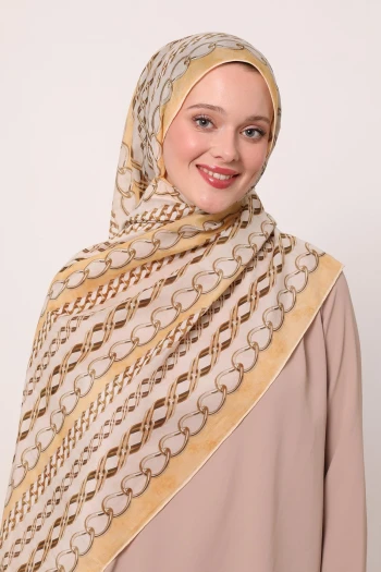 Sarı luvenSara Silk Elite Şal