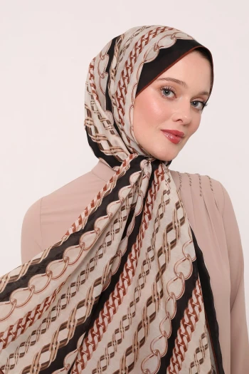 SİYAH luvenSara Silk Elite Şal