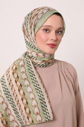 YEŞİL luvenSara Silk Elite Şal
