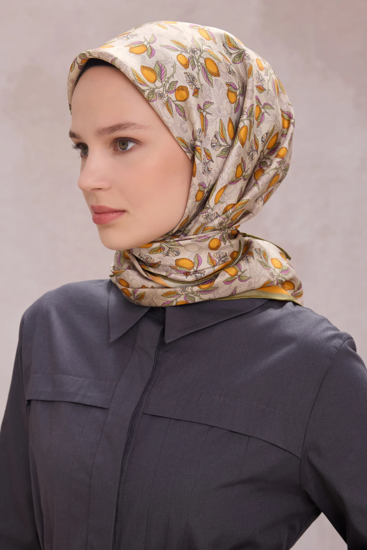 01 Belli Twill İpek Eşarp 4212D