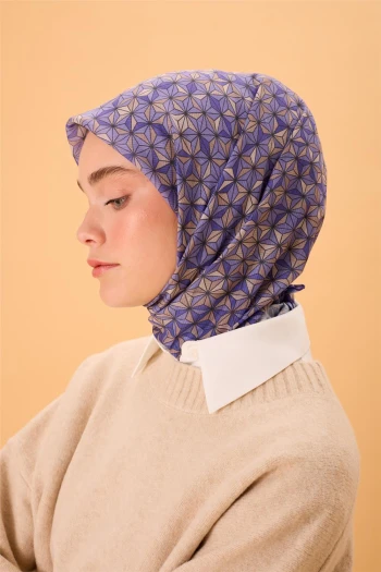 01 Silk Home Piramit Desen Soft Eşarp