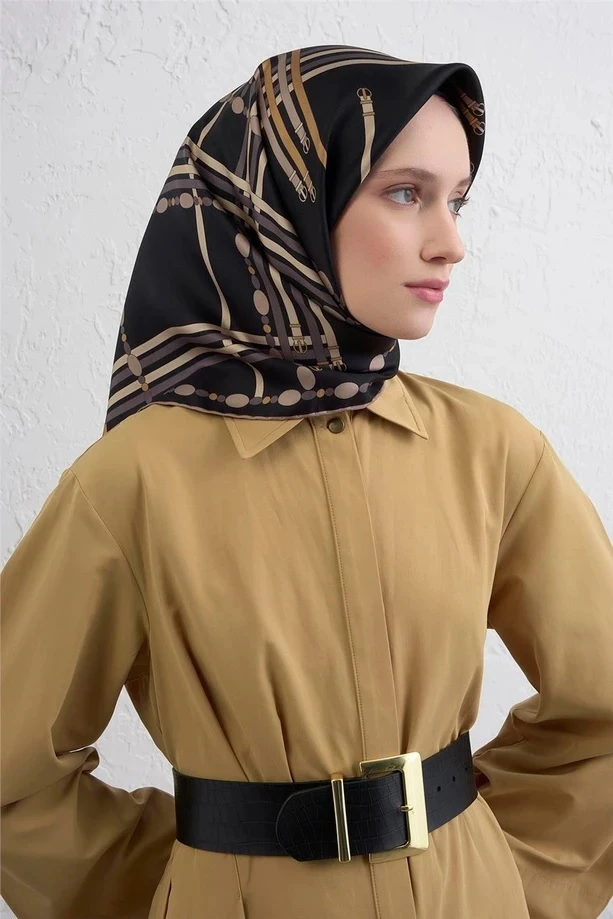 04 Armine Twill İpek Eşarp 9407D
