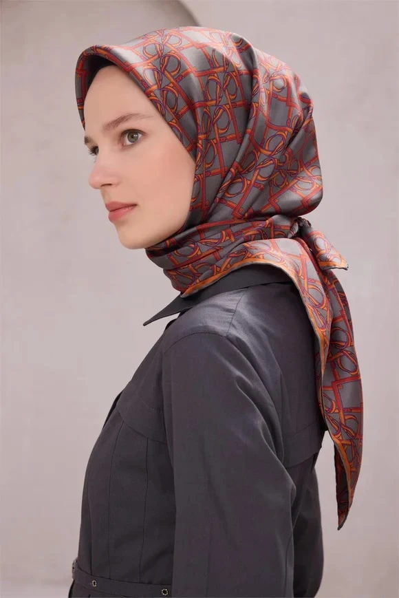 04 Belli Twill İpek Eşarp 4214D