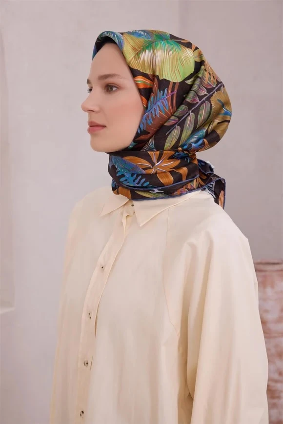 04 Belli Twill İpek Eşarp 4225D