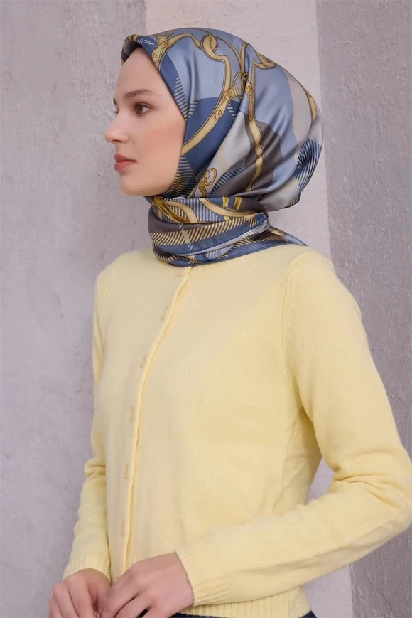 05 Belli Twill İpek Eşarp 4206D