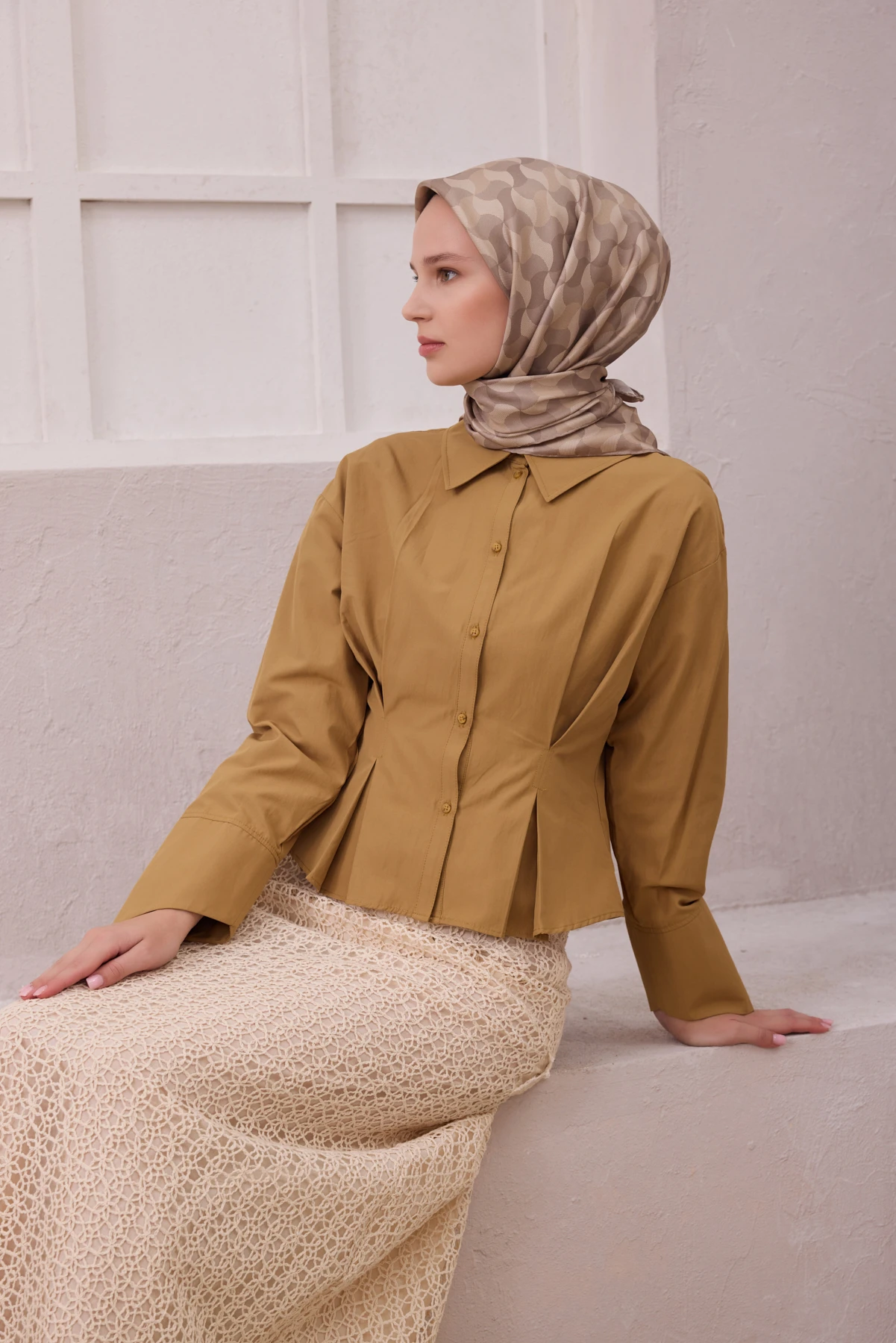 05 Belli Twill İpek Eşarp 4211D
