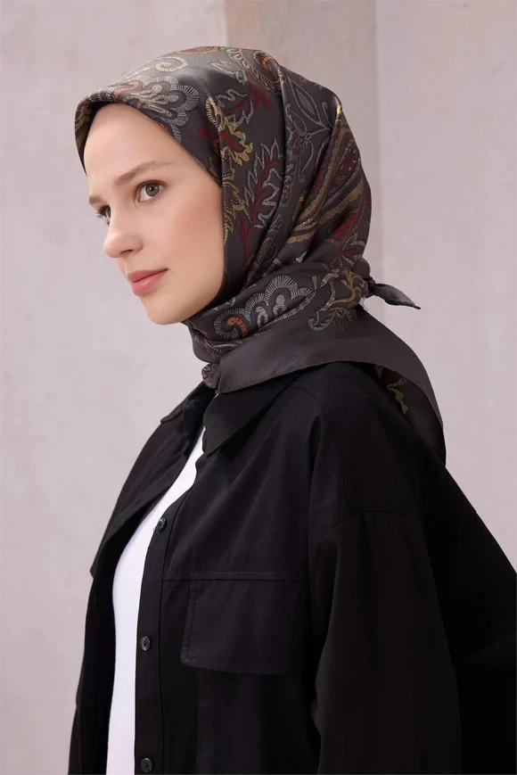 07 Belli Twill İpek Eşarp 4207D