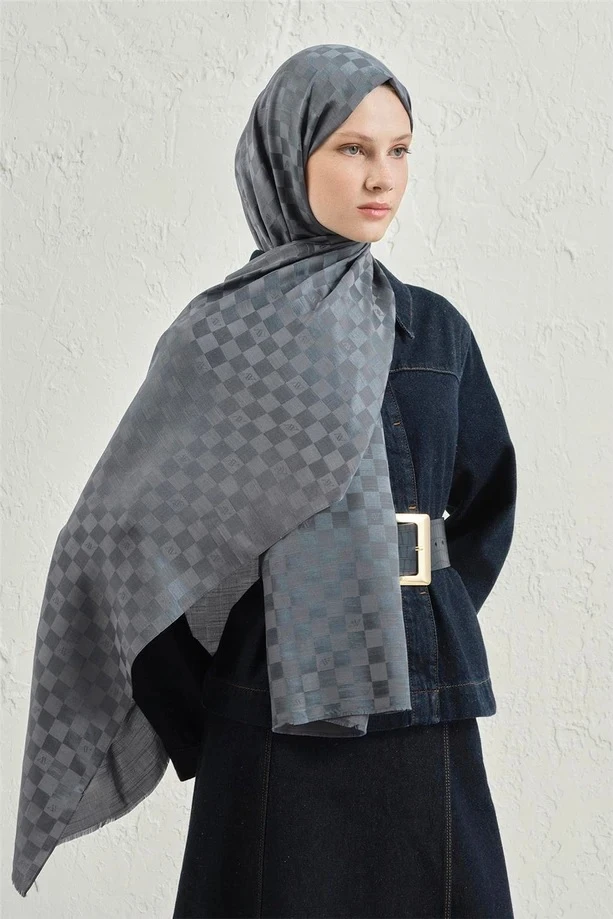 19 Armine J. İpek Dama Şal
