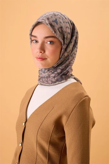 23 Silk Home Piramit Desen Soft Eşarp