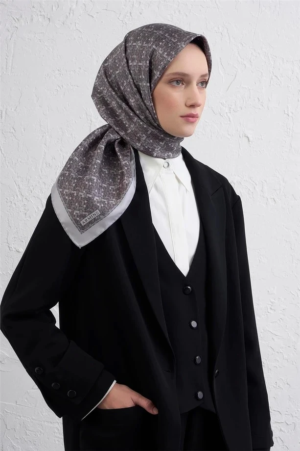 33 Armine Twill İpek Eşarp 9405D