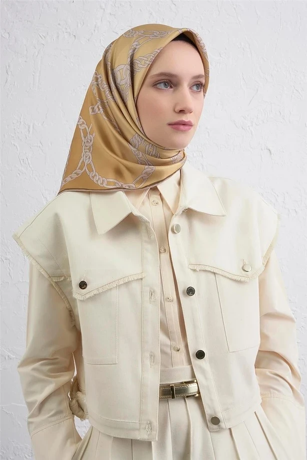 33 Armine Twill İpek Eşarp 9427D