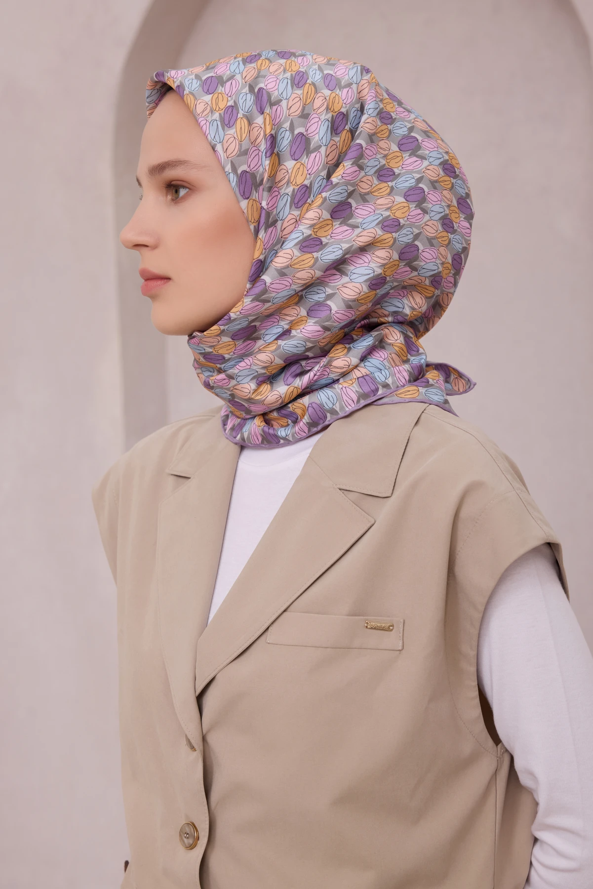33 Belli Twill İpek Eşarp 4204D