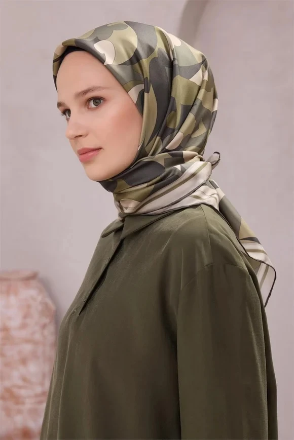 33 Belli Twill İpek Eşarp 4213D