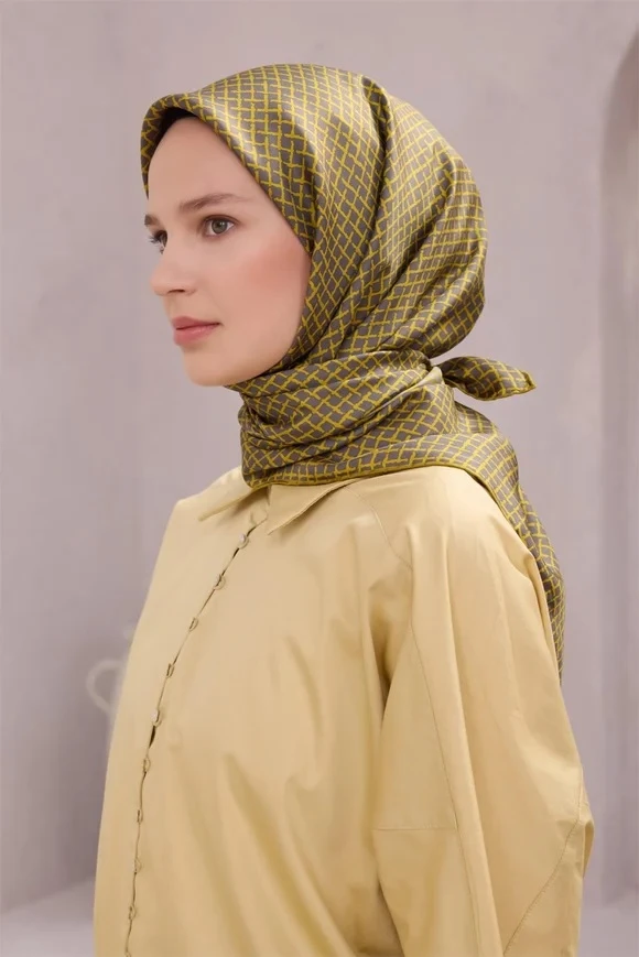 35 Belli Twill İpek Eşarp 4203D