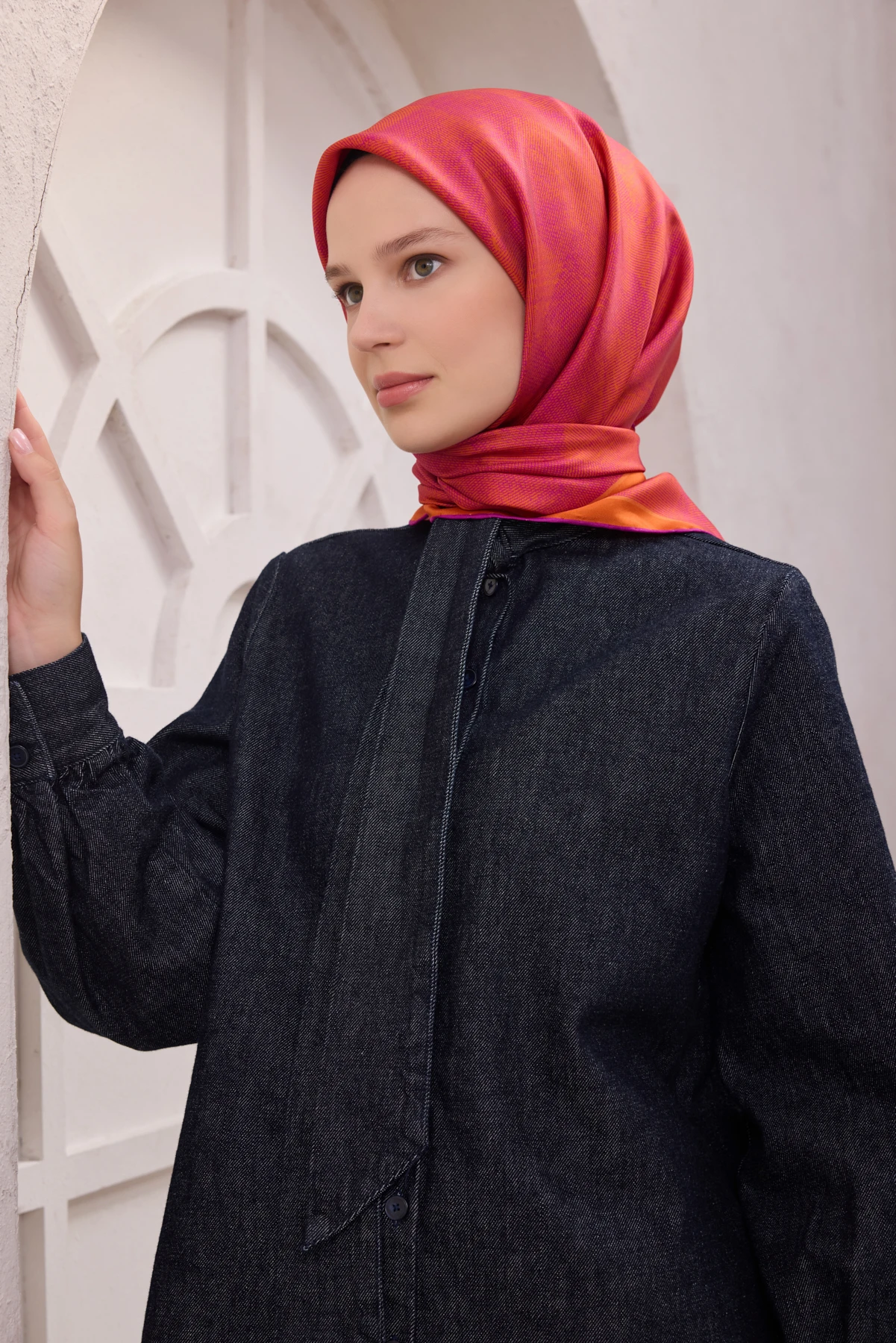 36 Belli Twill İpek Eşarp 4201D