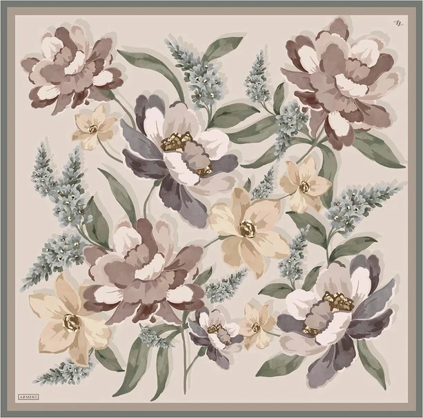 4 Armine Sura İpek Eşarp 9414D