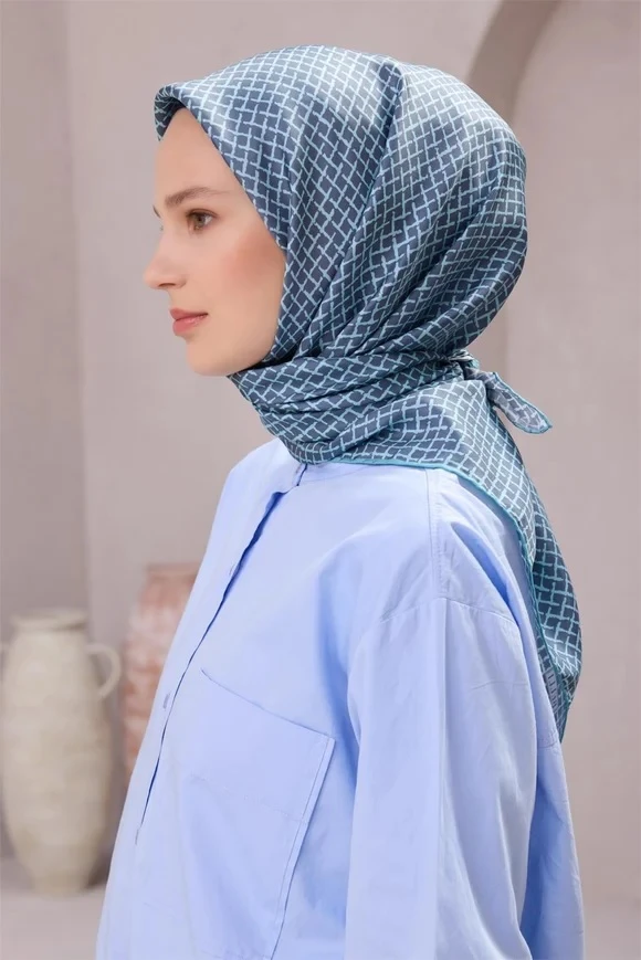 50 Belli Twill İpek Eşarp 4203D